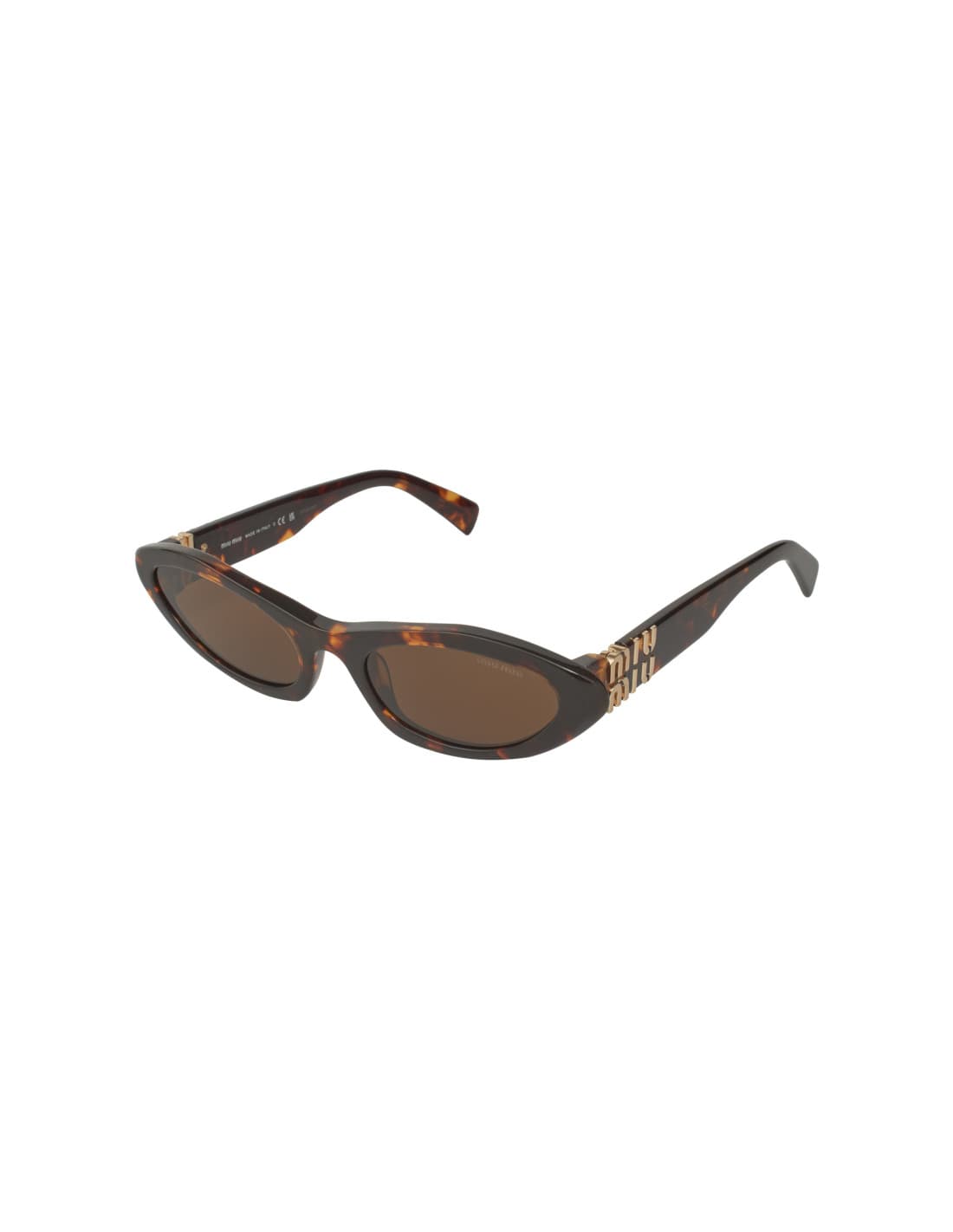 Miu Miu 06b Oval Shape Tortoise MU 09YS VAU