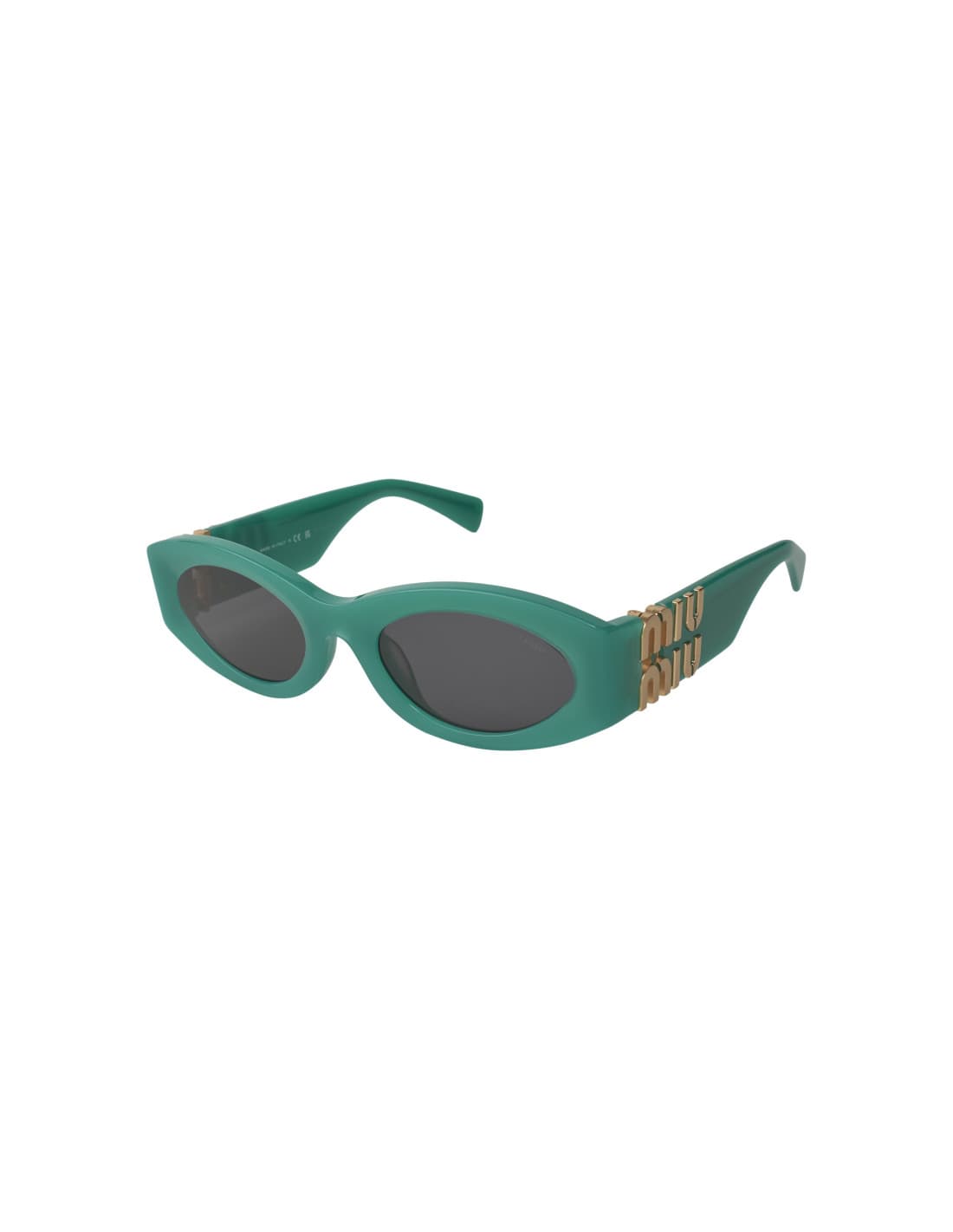 Miu Miu 5s0 Oval Shape Green Dark MU 11WS 15H