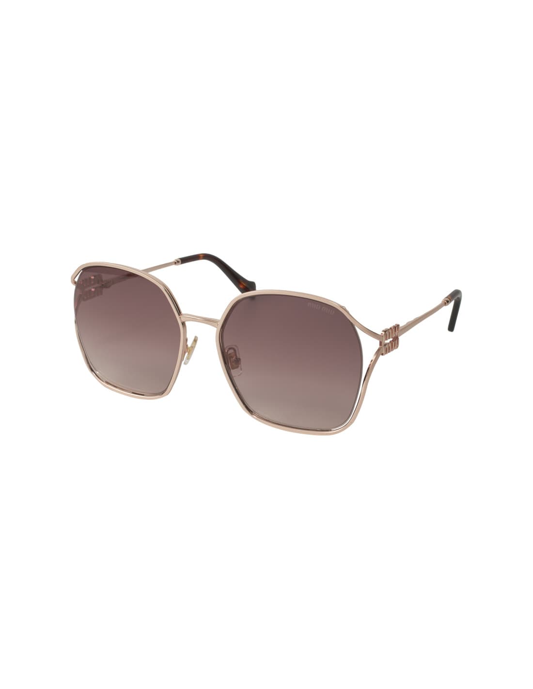 Miu Miu 6s1 Square Shape Coffee Gradient MU 52WS 7OE