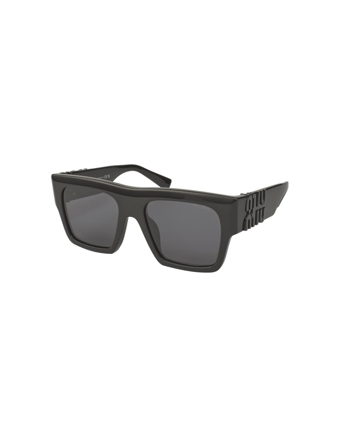 Miu Miu 1bo 5s0 Square Shape Black Gray MU MU 10WS