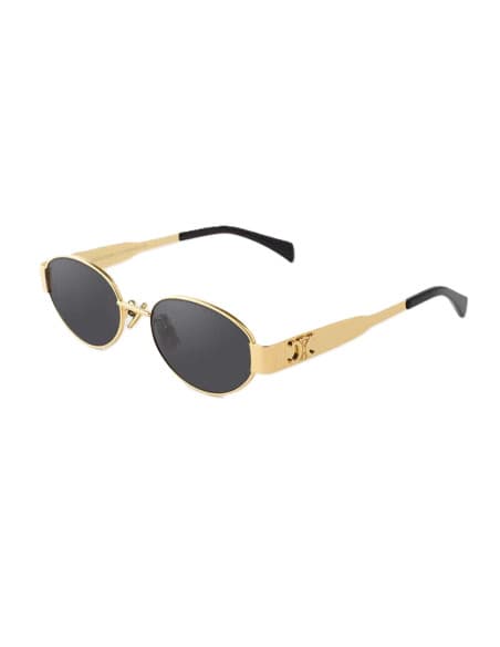 Celine Oval Shape Black Silver CL40235U 25A Vista 3